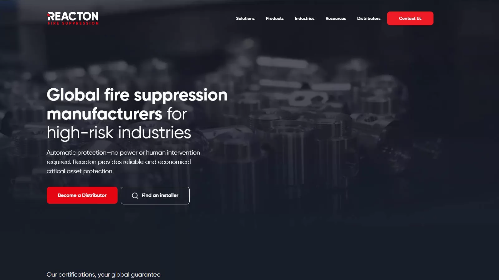 4. Reacton Fire Suppression